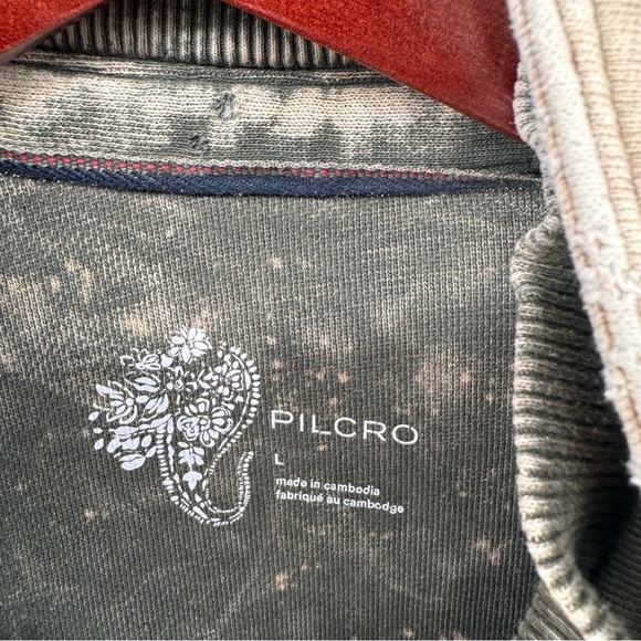Anthropology Pilcro Olive Green Distressed Jacket L - Picture 7 of 12